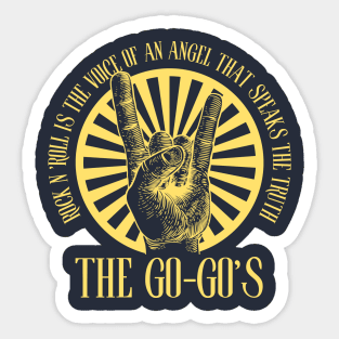 The Go'gos Sticker